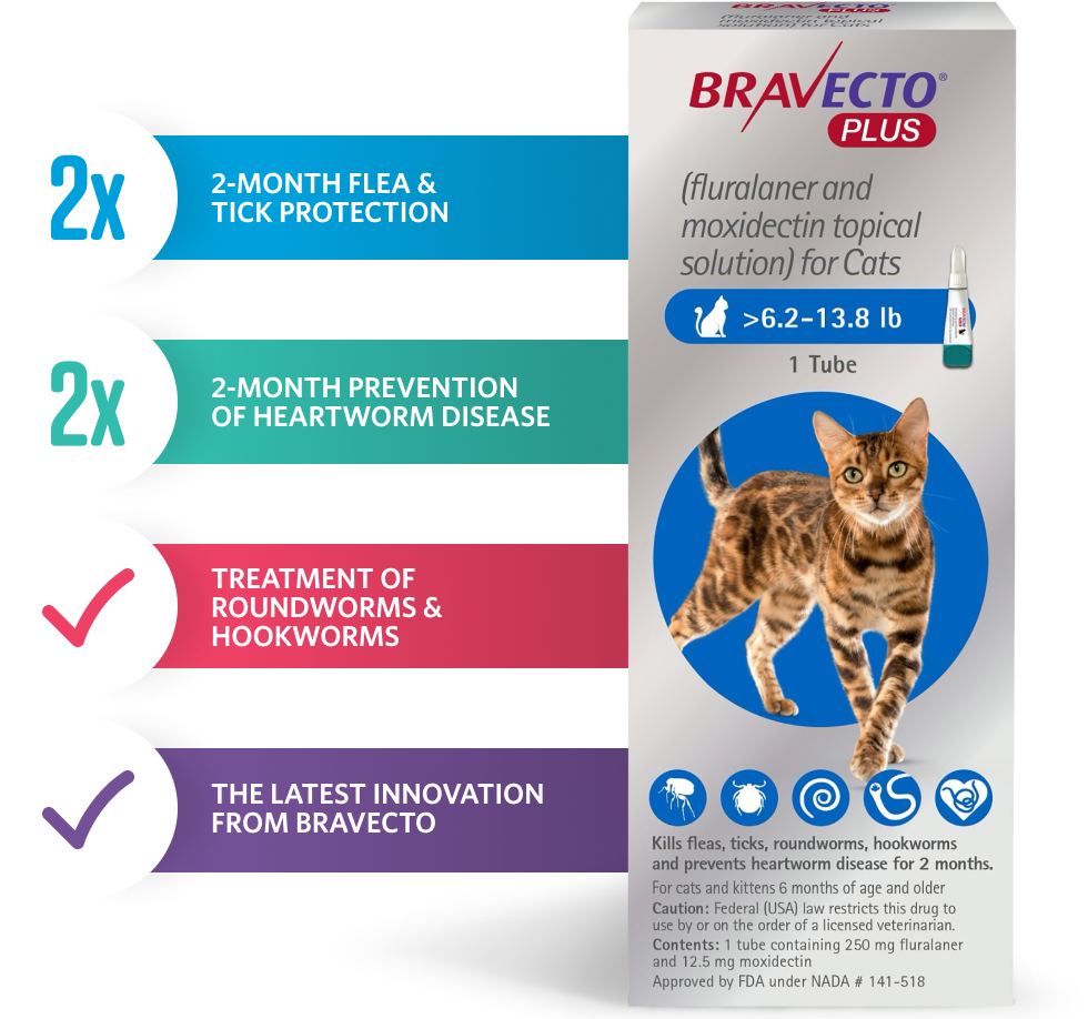 Bravecto Plus For Cats
