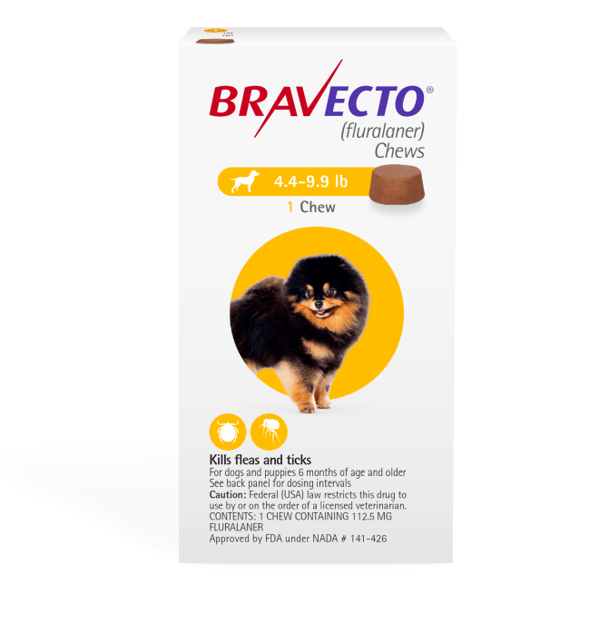BRAVECTO Chews for toy-sized dogs
